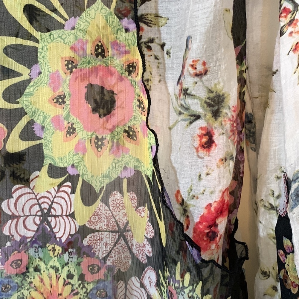 John Mark Multi Floral Print Tunic/Dress, XS/S - Picture 6 of 10